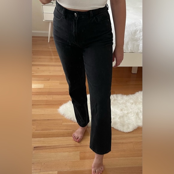 Dynamite Justina Straight Leg Black Jeans - Picture 1 of 11